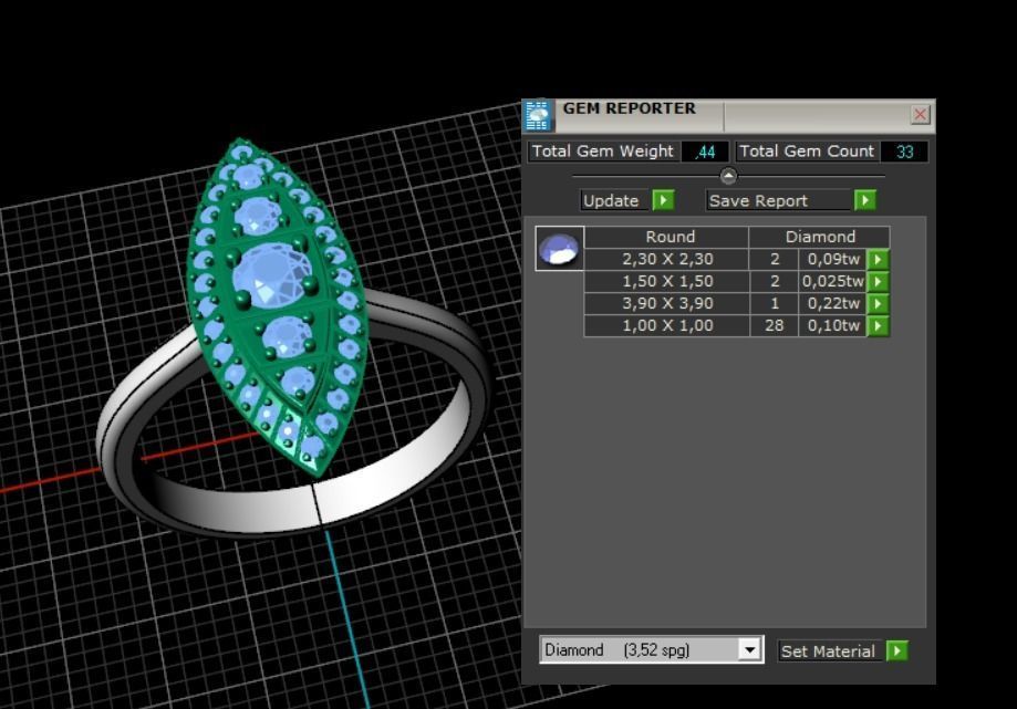 engagement rings 3D print model_11