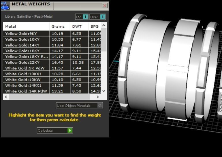 wedding ring 3D print model_5