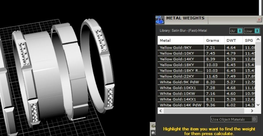 wedding ring 3D print model_4