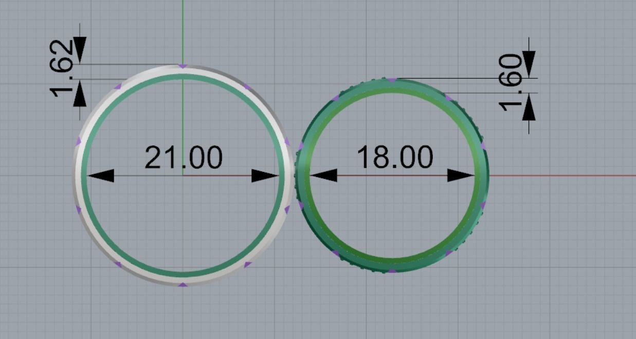 wedding ring 3D print model_6