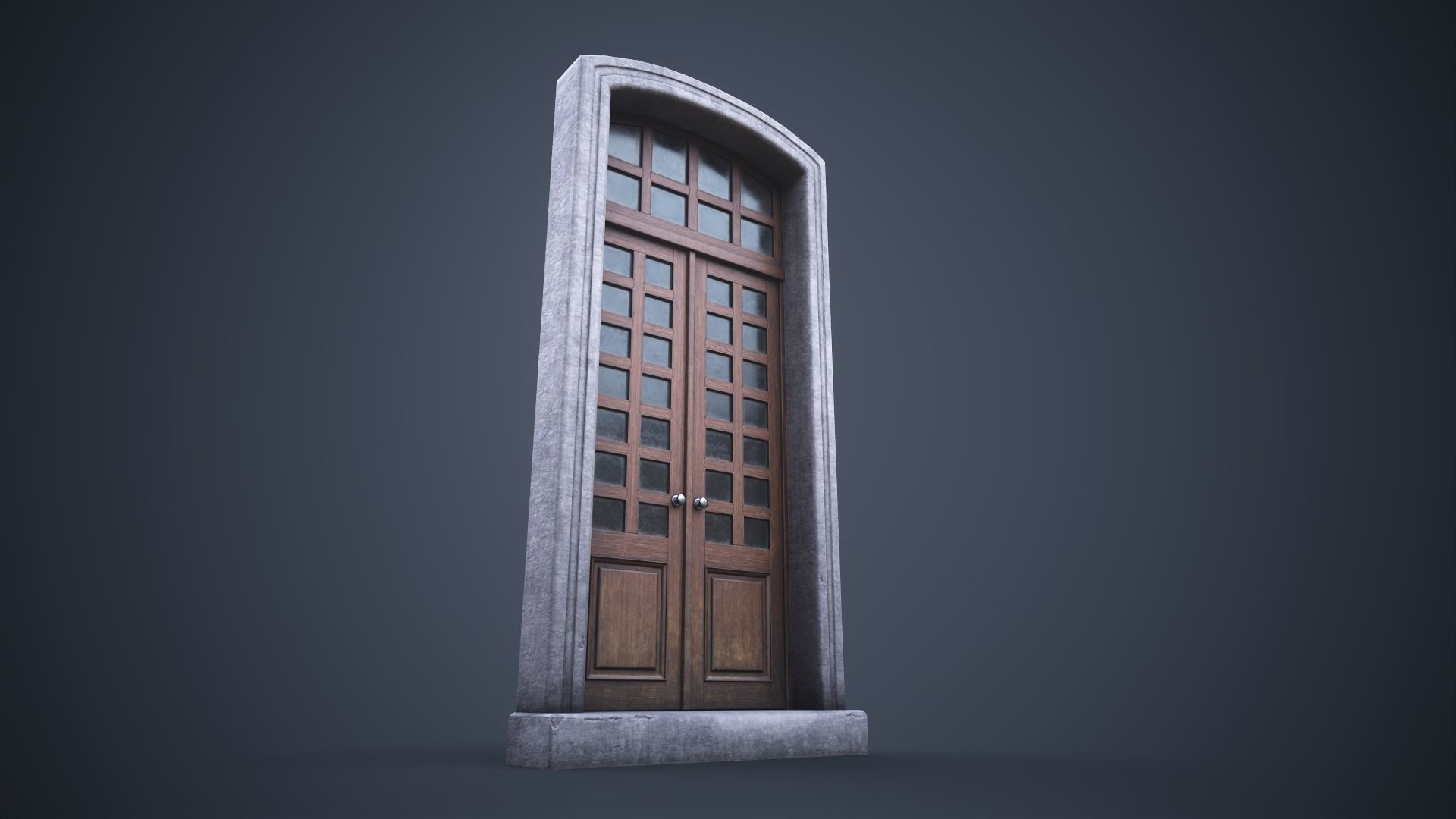 Set of front doors 3D Model Collection_7