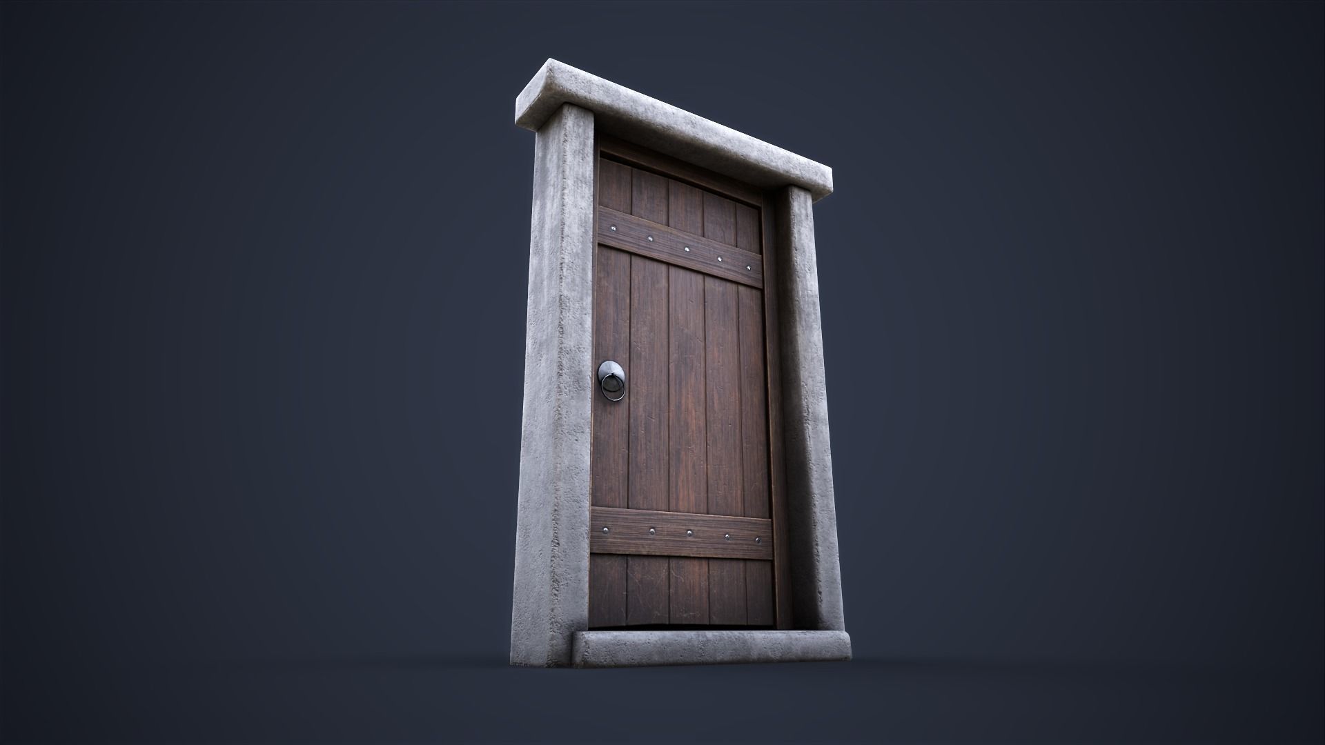 Set of front doors 3D Model Collection_26