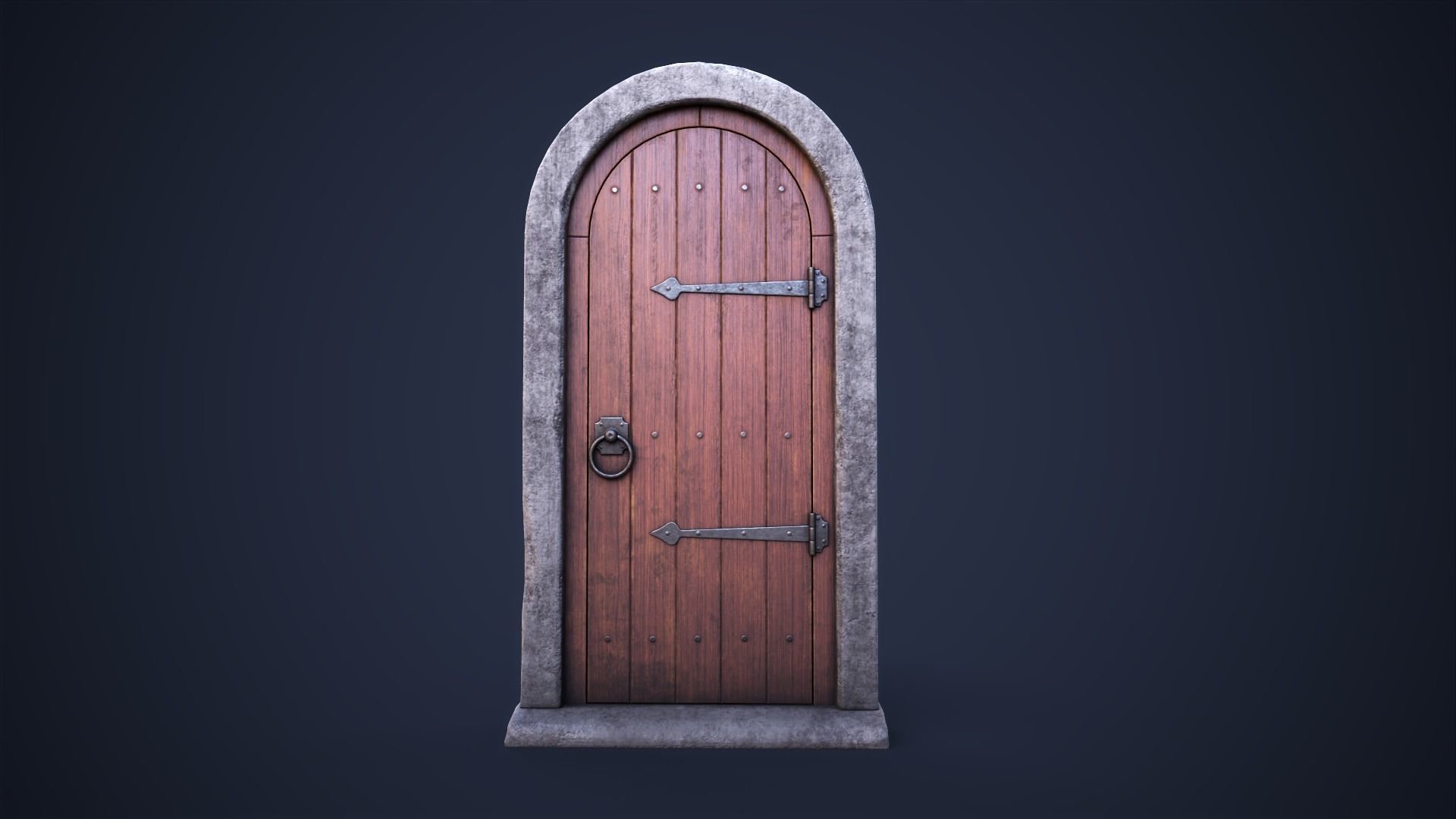 Set of front doors 3D Model Collection_14