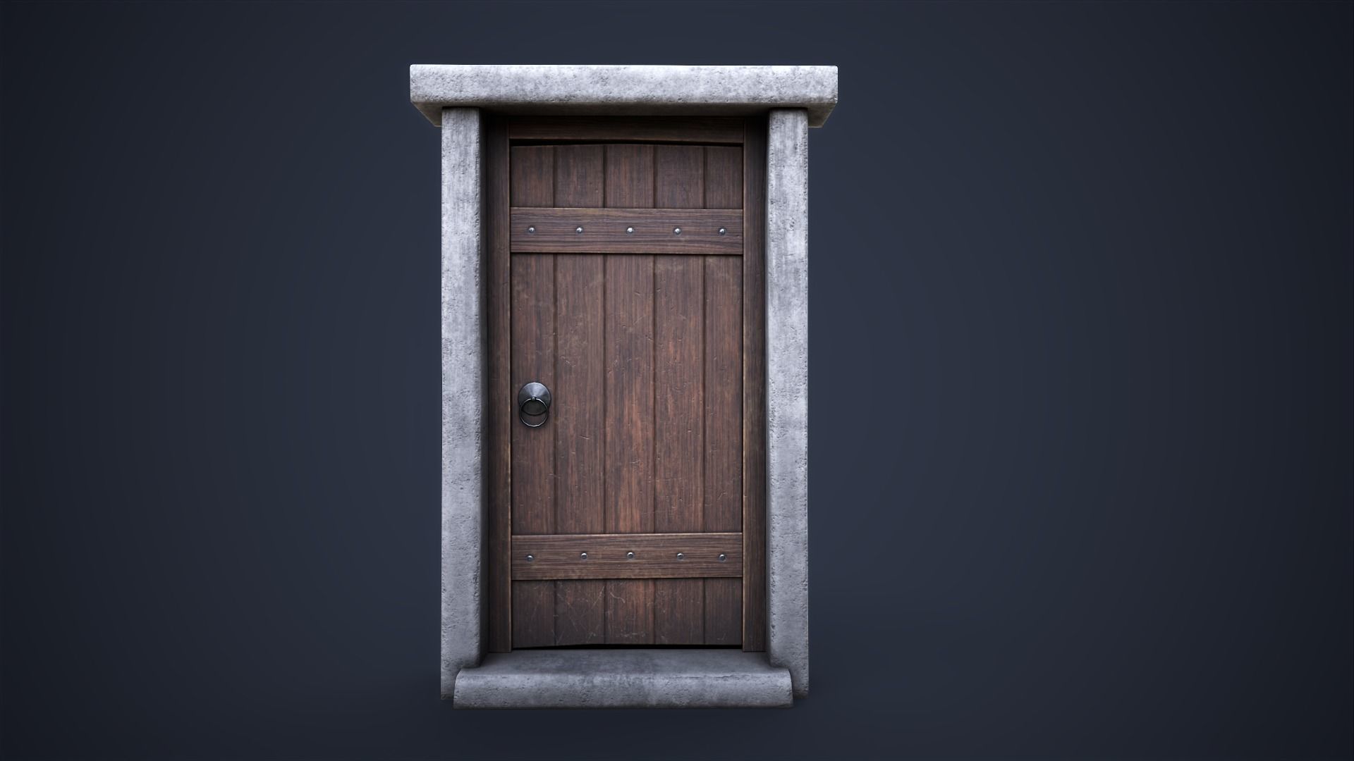 Set of front doors 3D Model Collection_23