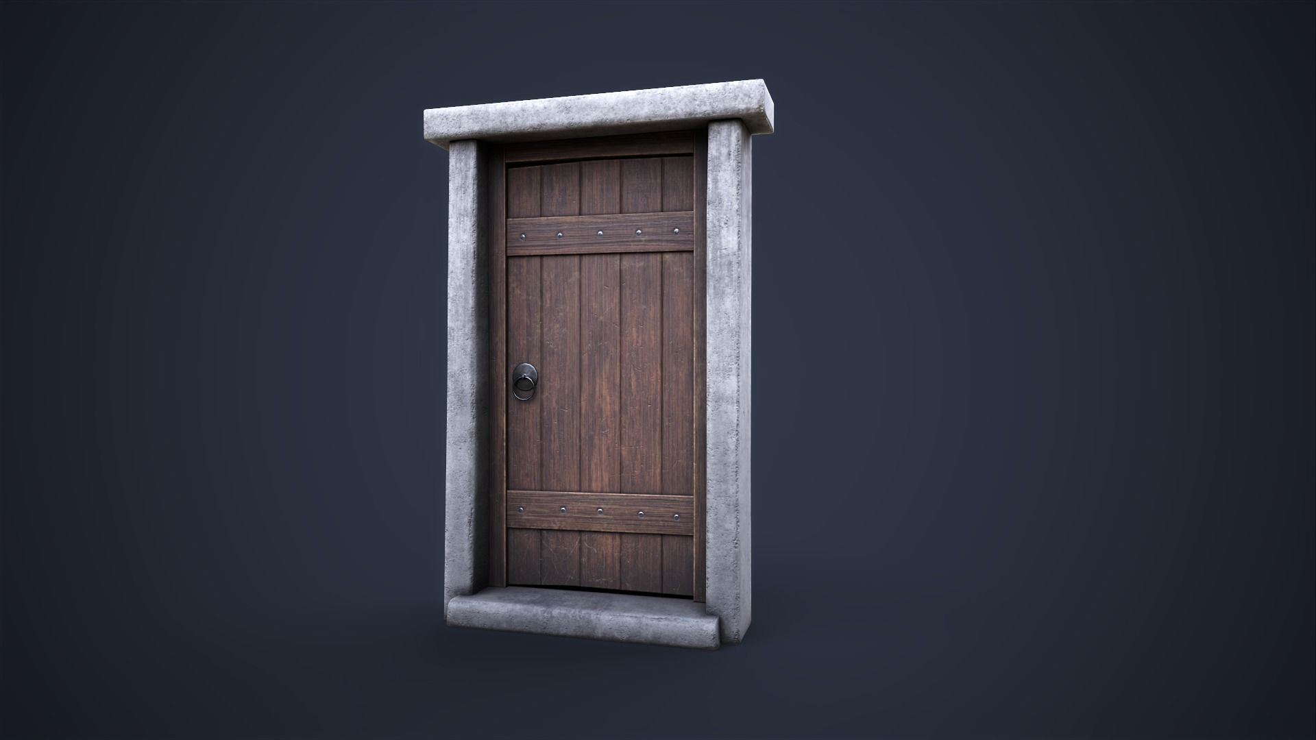 Set of front doors 3D Model Collection_24