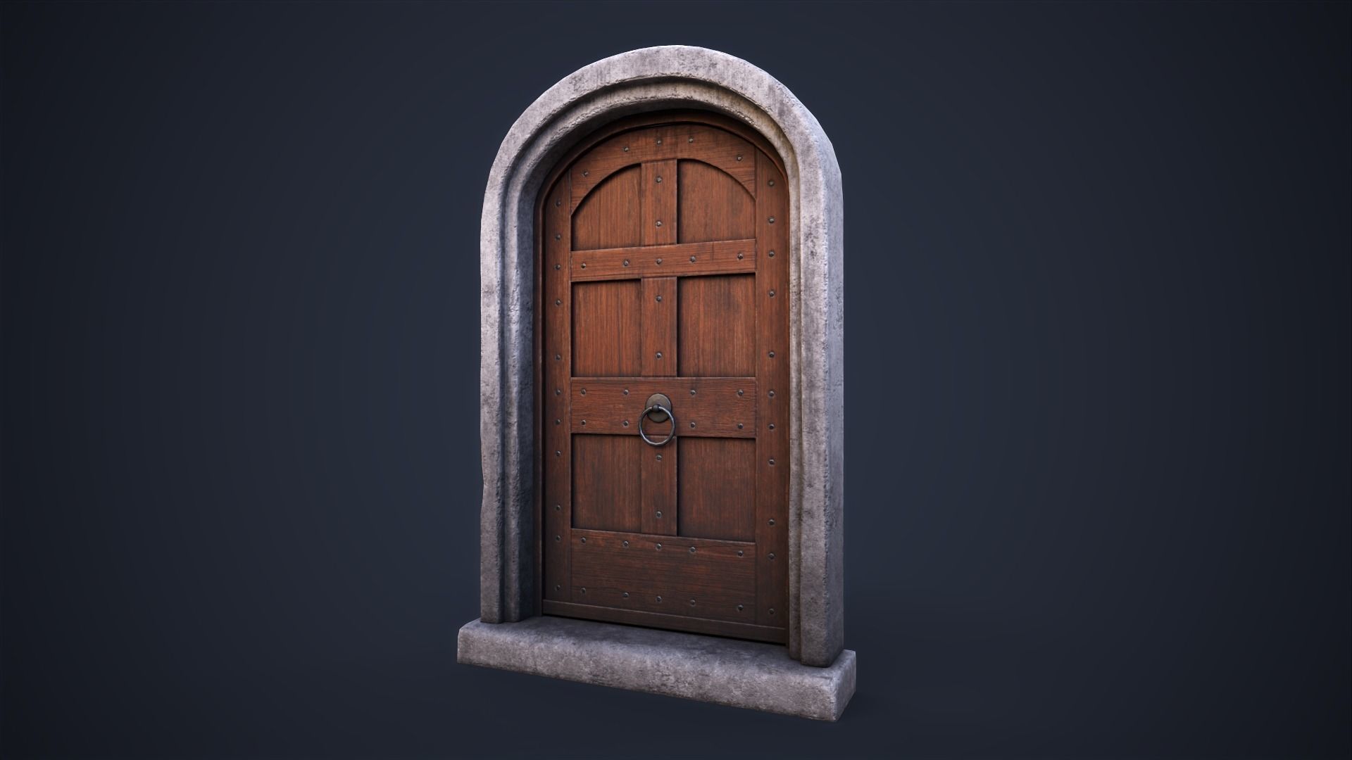 Set of front doors 3D Model Collection_18