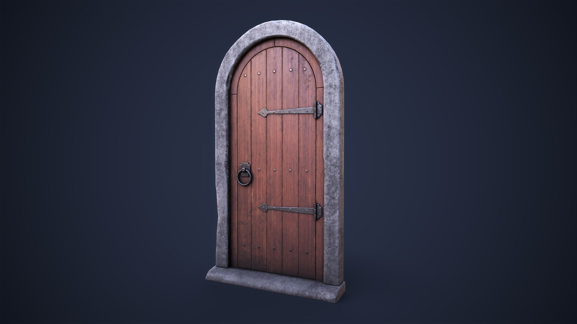 Set of front doors 3D Model Collection_15