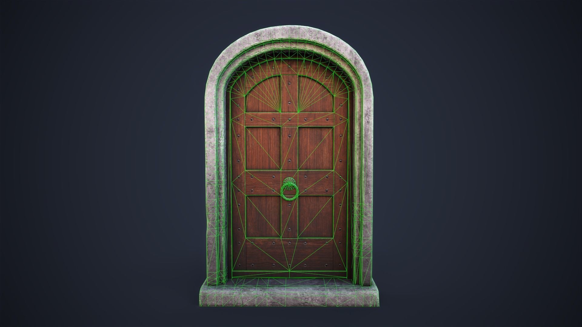 Set of front doors 3D Model Collection_17