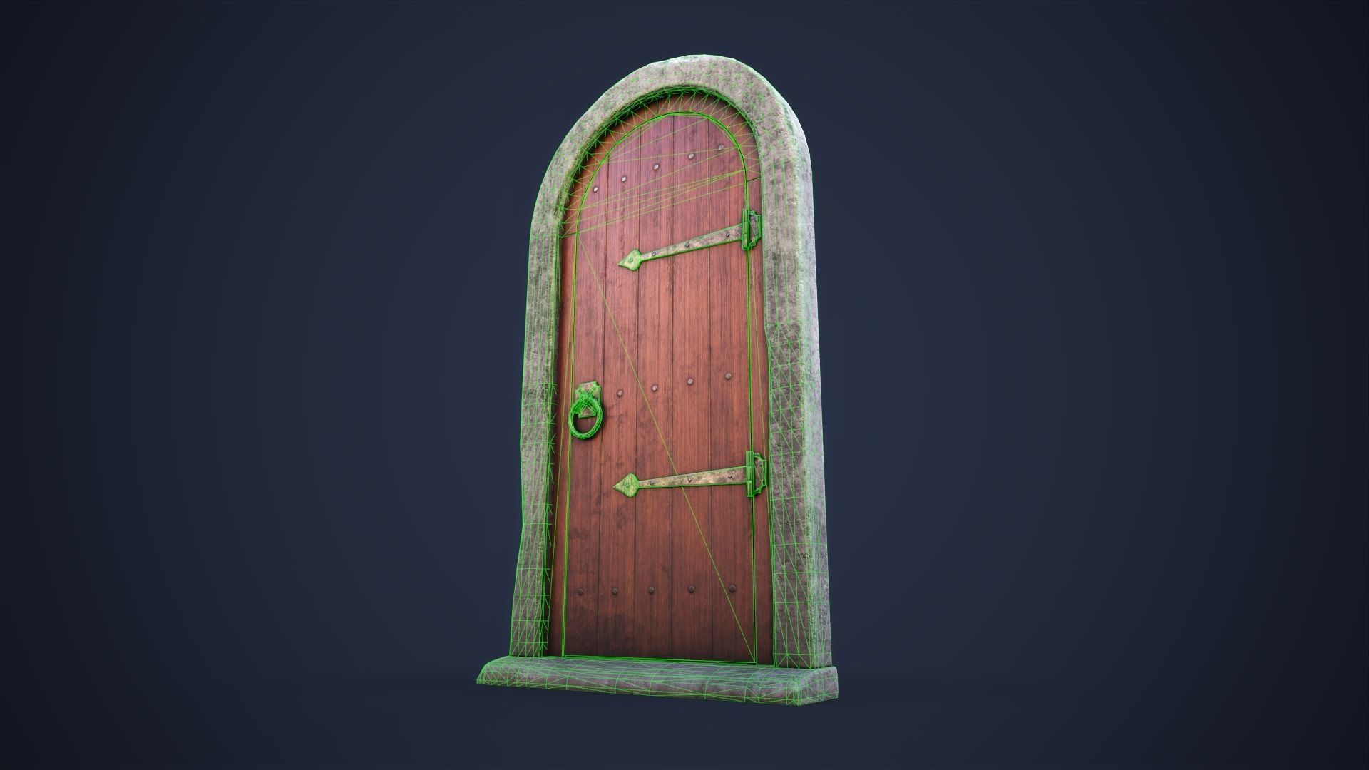 Set of front doors 3D Model Collection_13