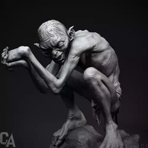 Gollum 3D Print 3D print model