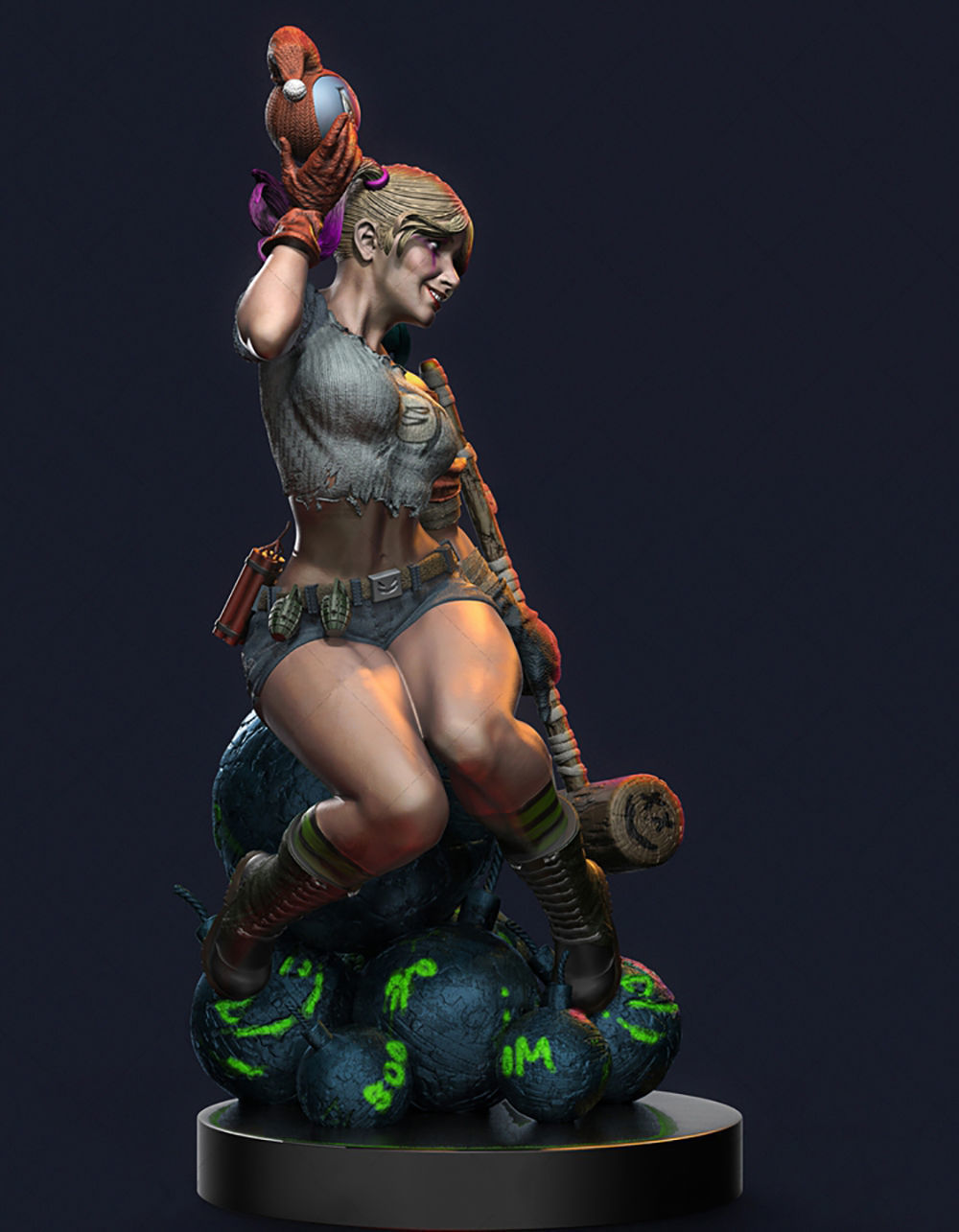 Harley Quinn 3D Model Ready to Print 3D print model_1