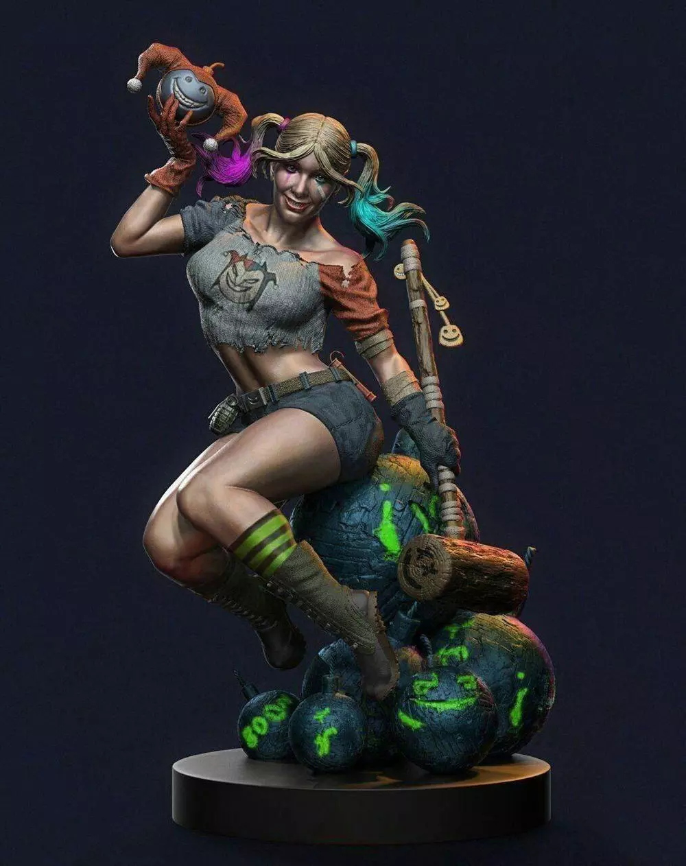 Harley Quinn 3D Model Ready to Print 3D print model_0