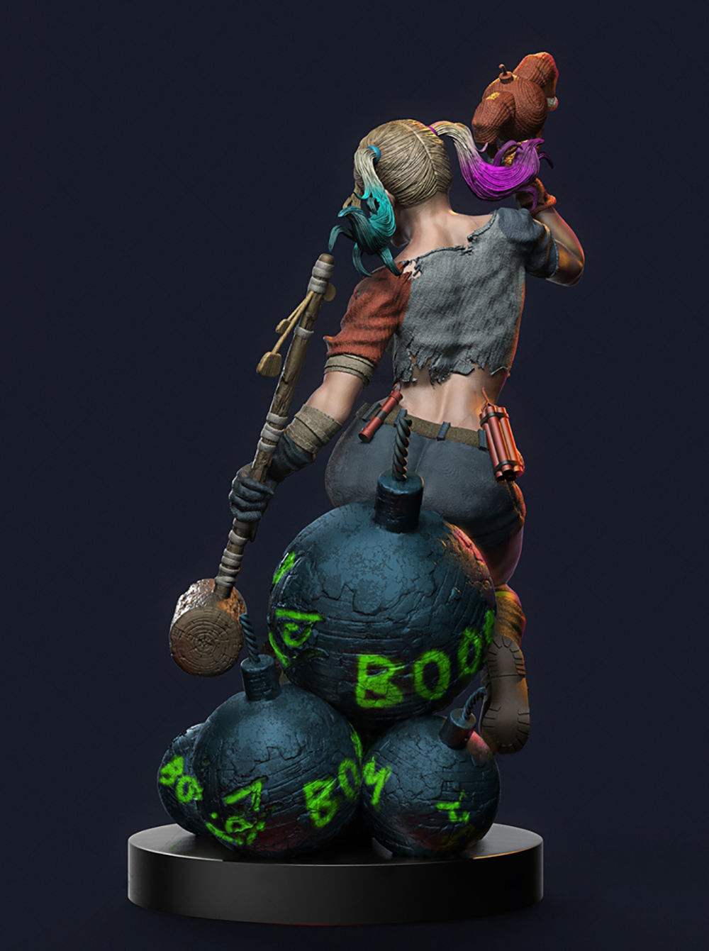 Harley Quinn 3D Model Ready to Print 3D print model_2