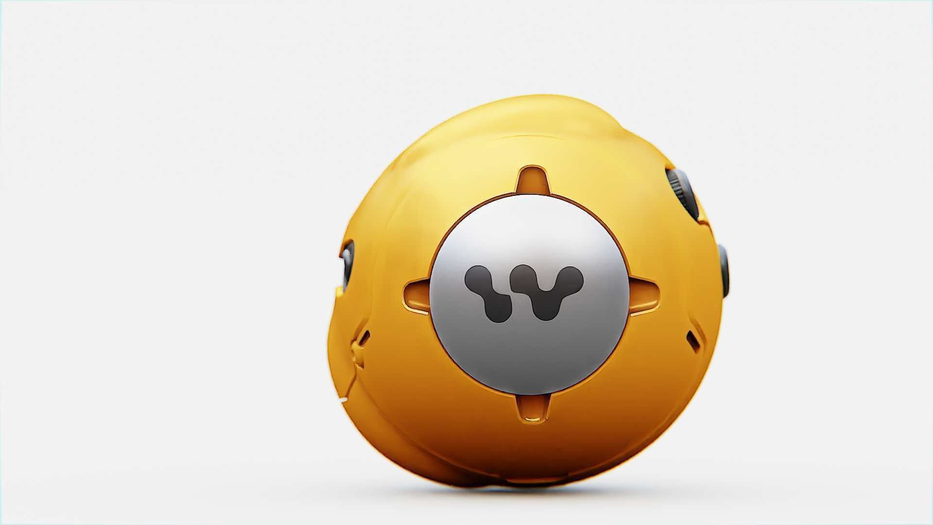 SKULL BOT X-700 RIGGED ANIMATED 3D model_22