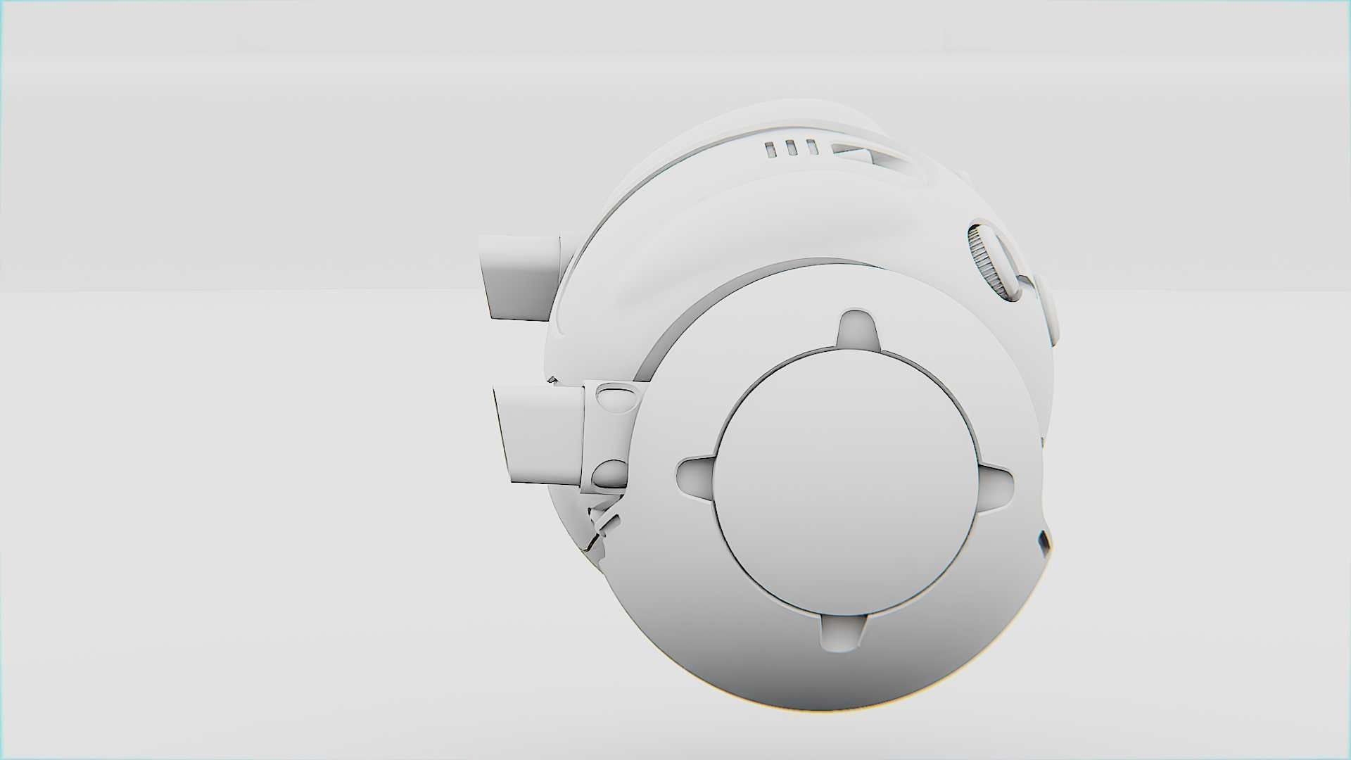 SKULL BOT X-700 RIGGED ANIMATED 3D model_31