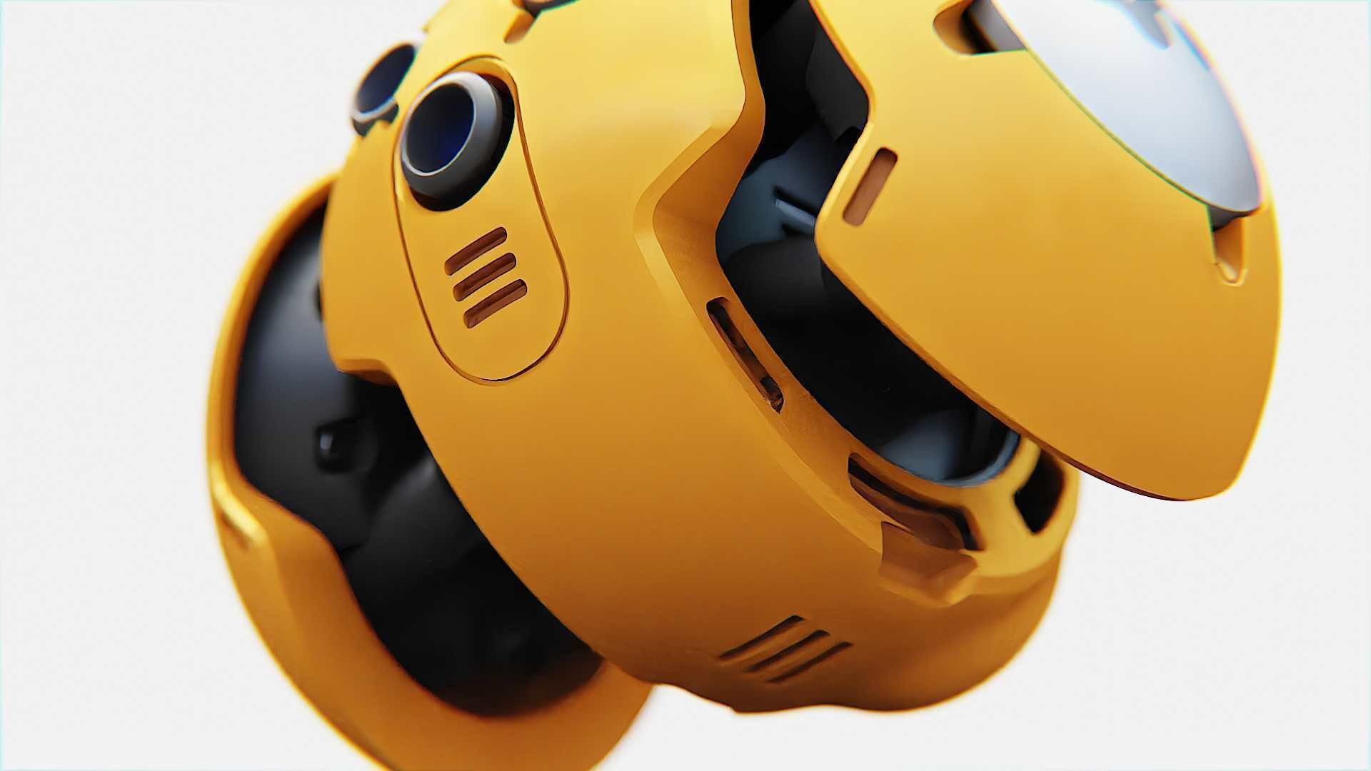 SKULL BOT X-700 RIGGED ANIMATED 3D model_18