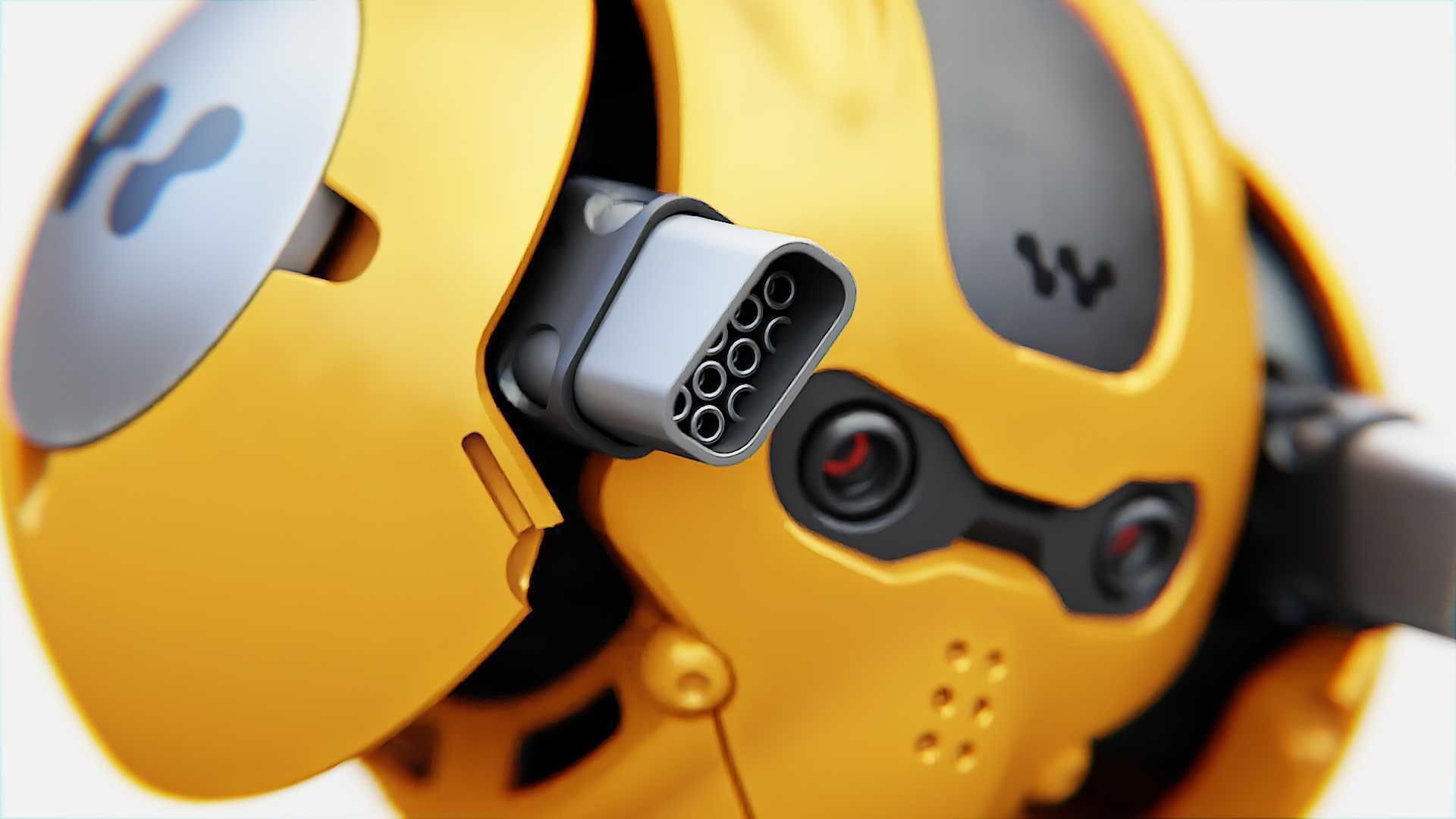 SKULL BOT X-700 RIGGED ANIMATED 3D model_14