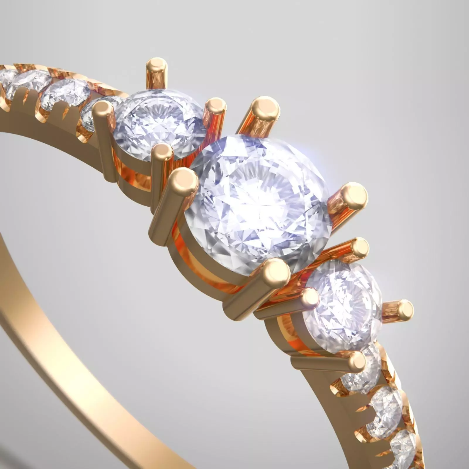 Finger Rings collection printable 3D print model
