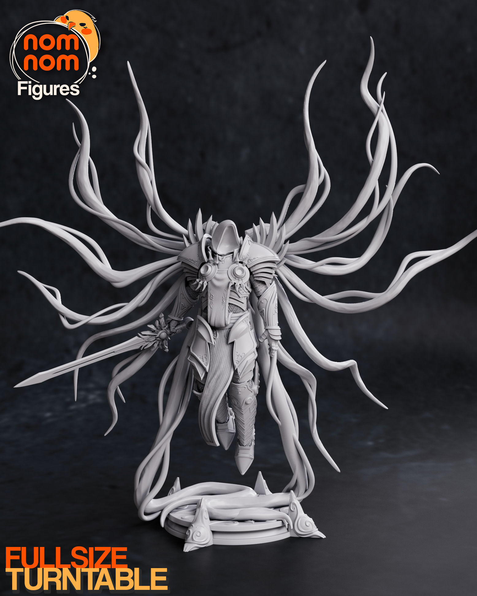 Tyrael - Diablo 3D print model_5