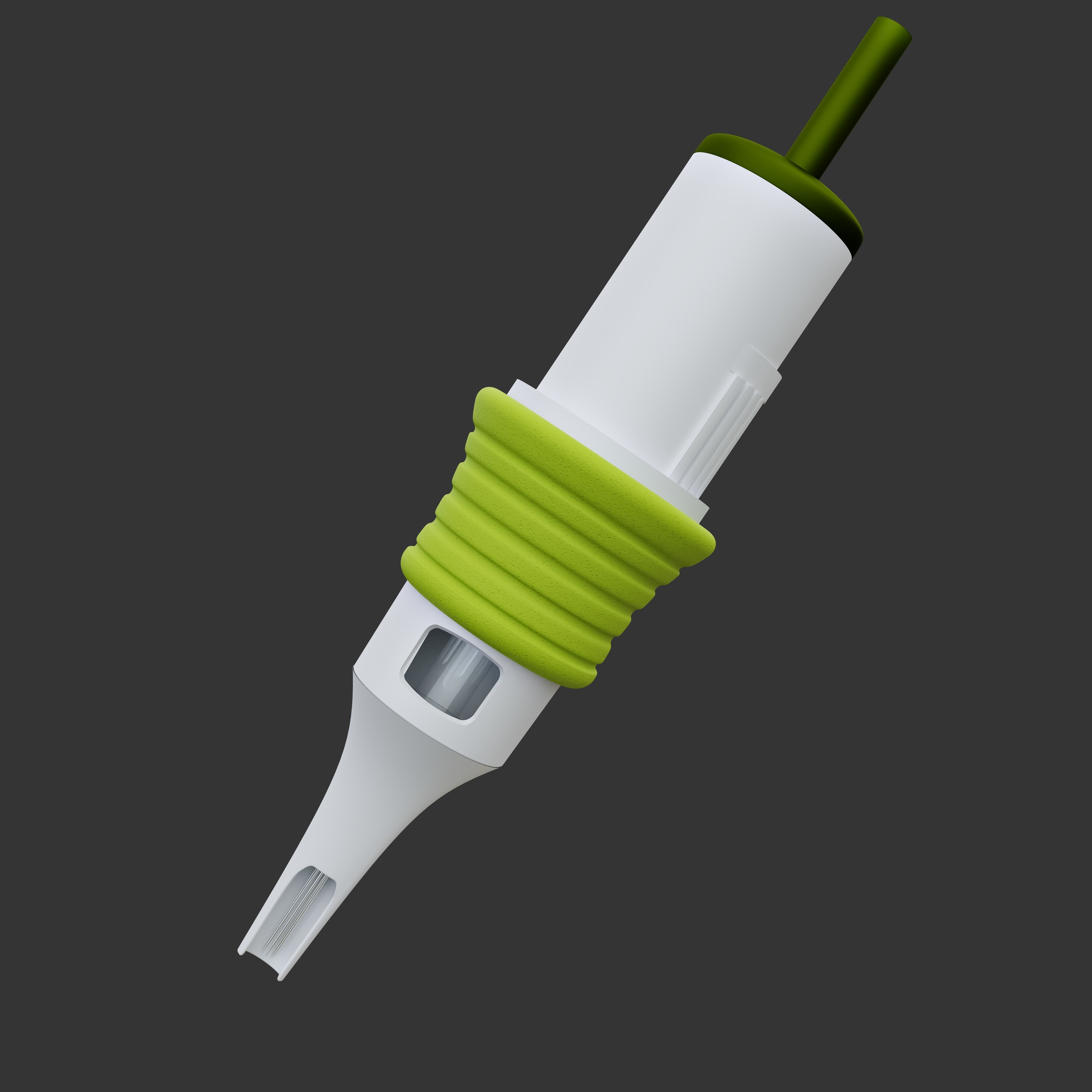 SET Permanent tattoo machines and  cartridges    3D model_7