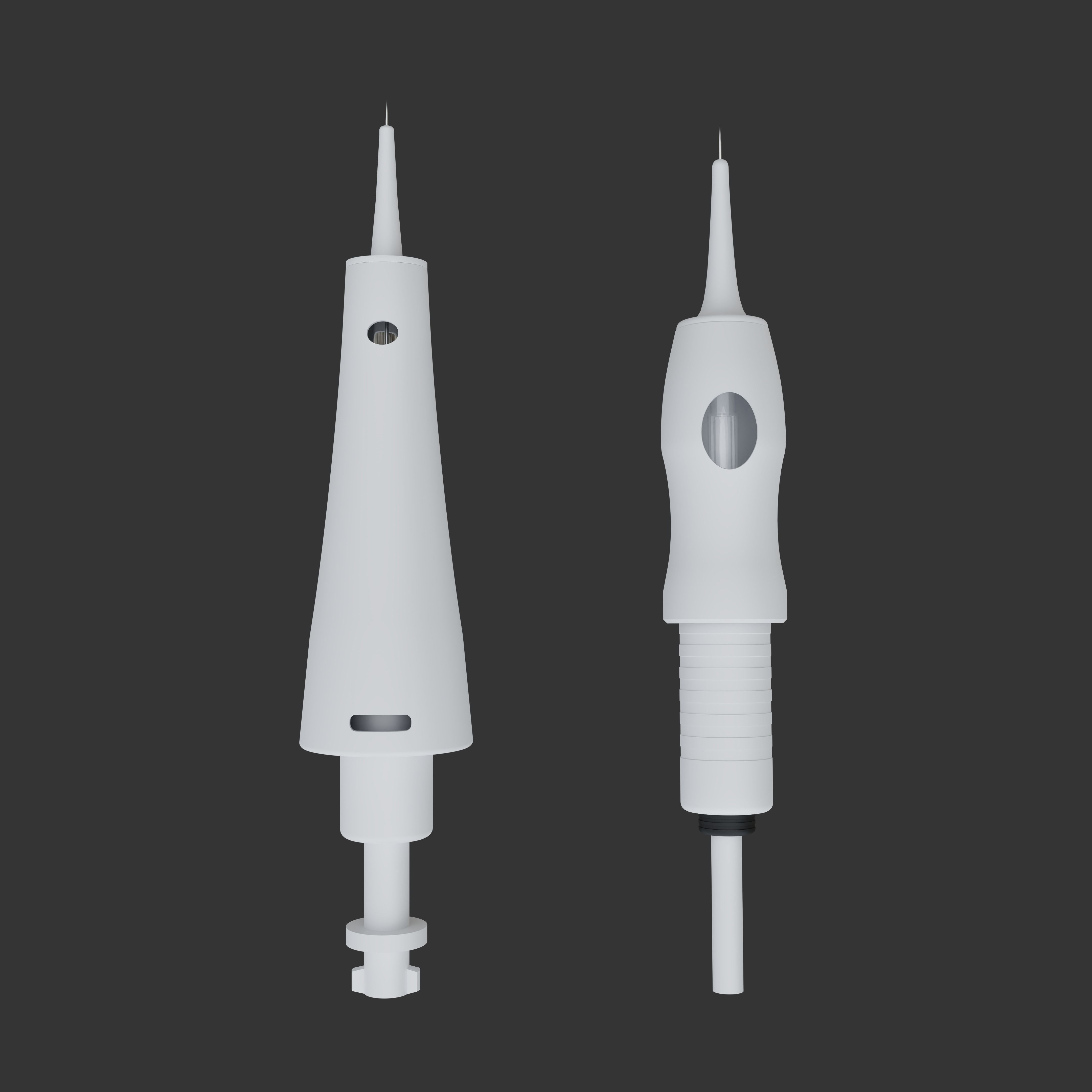 SET Permanent tattoo machines and  cartridges    3D model_4