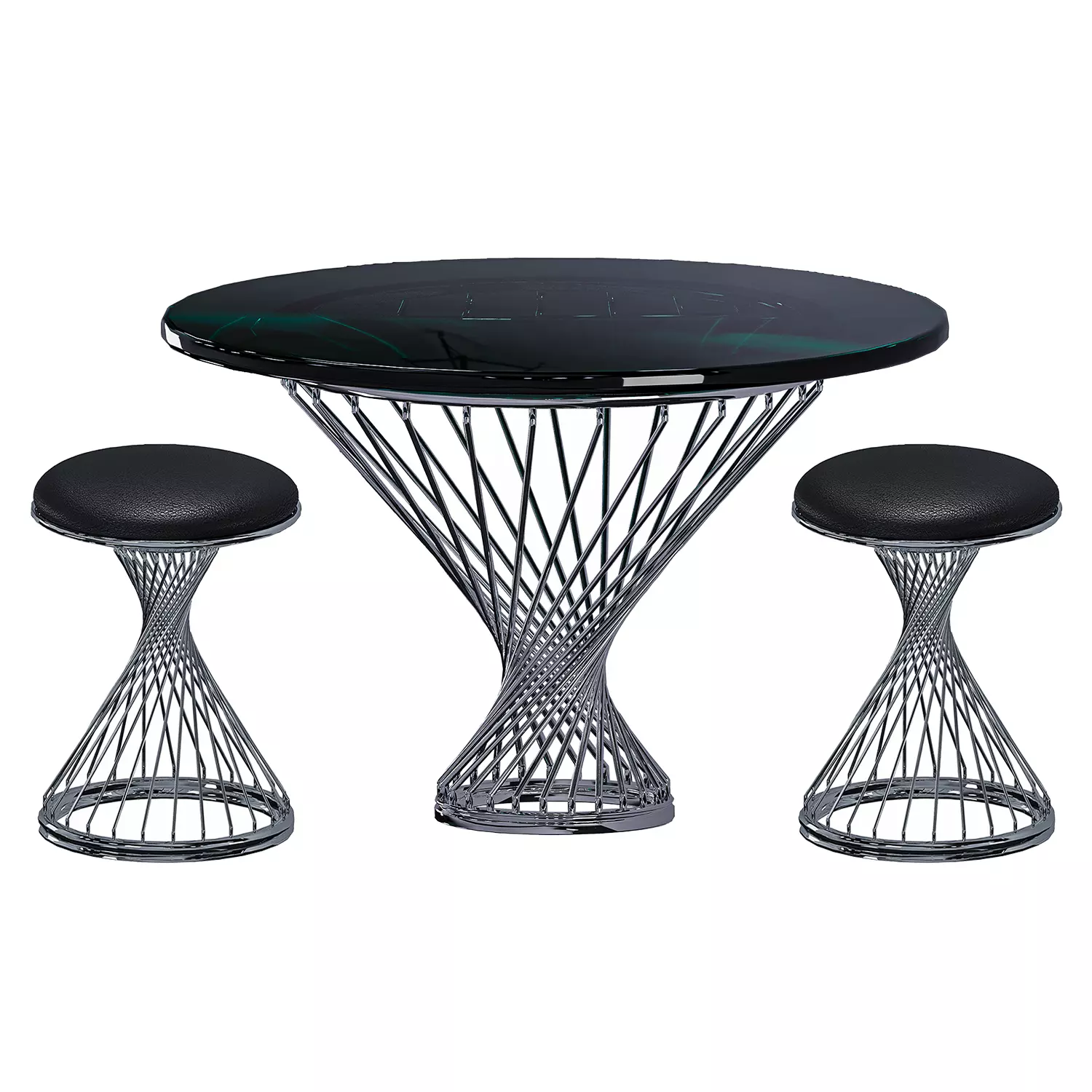 table set Free 3D model