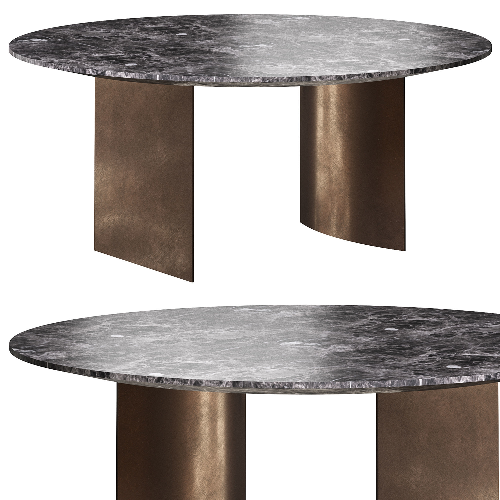 Linha dining table  3D model_1