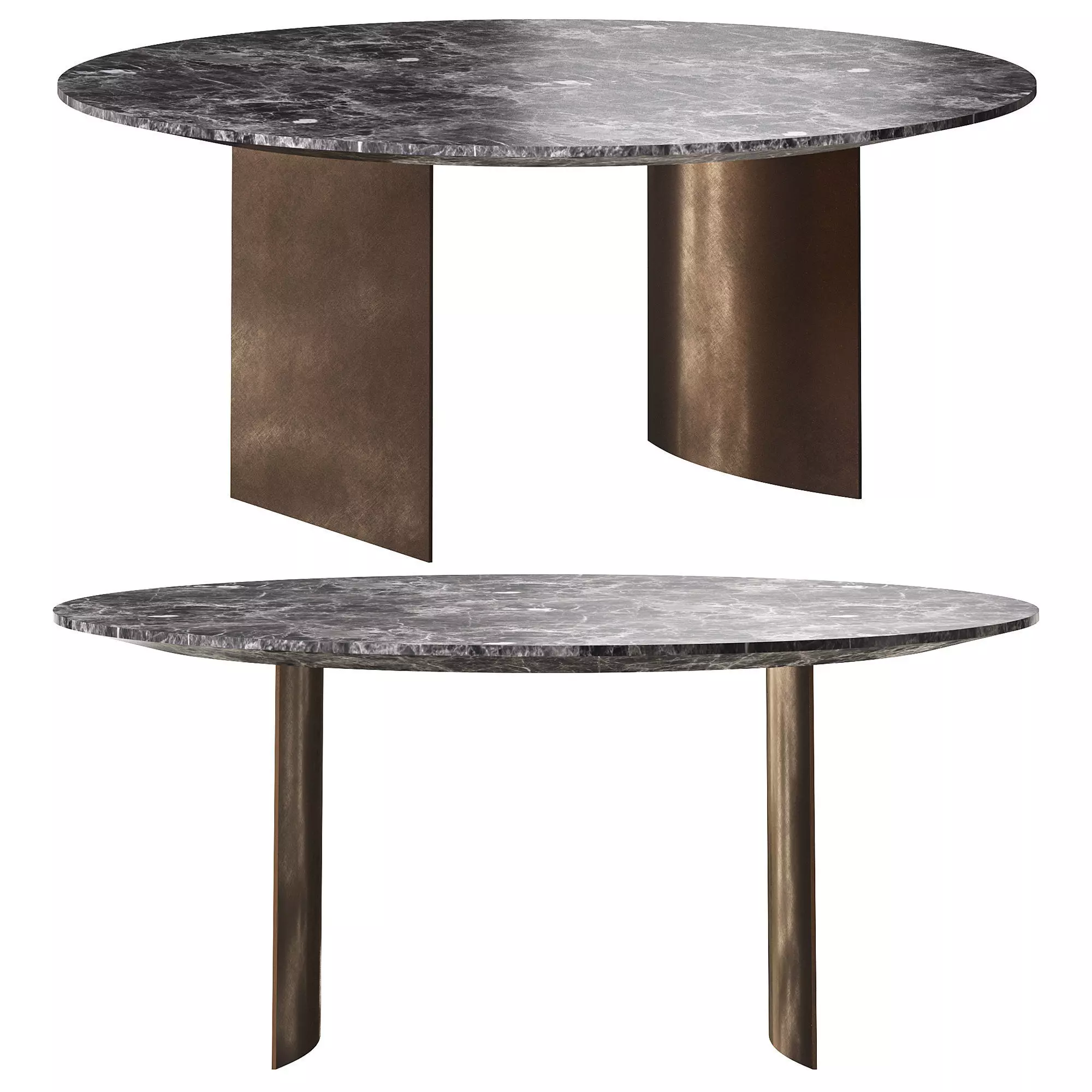 Linha dining table  3D model_0