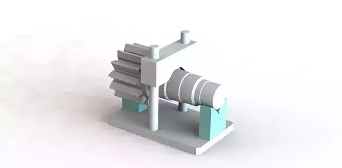 Dispositivo de Teste de Carga Load Test Device 3D model