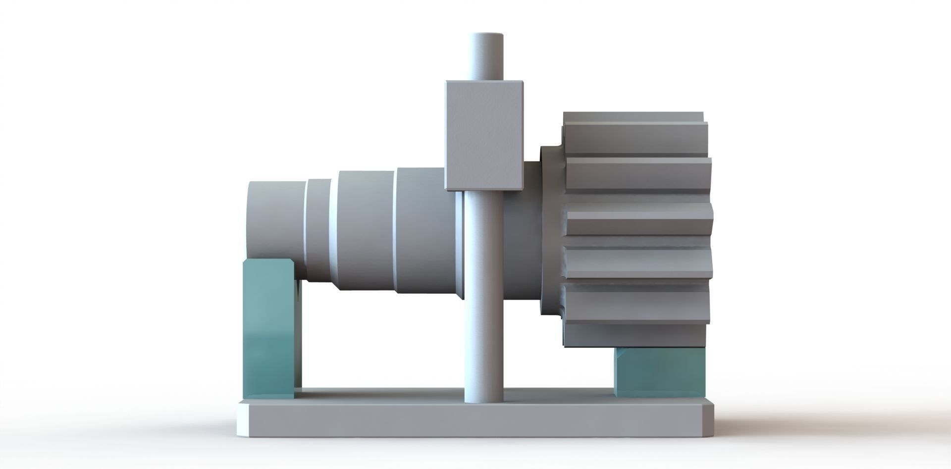 Dispositivo de Teste de Carga Load Test Device 3D model_9