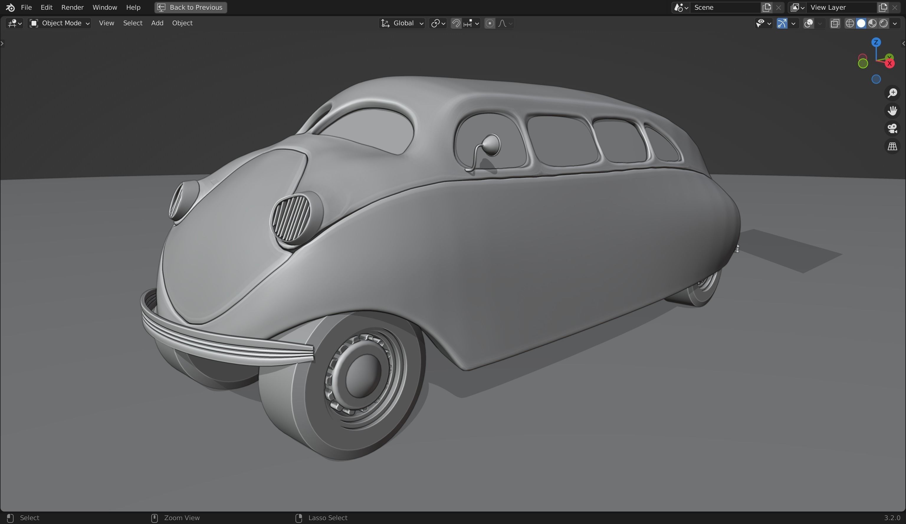 1936 Stout Scarab 3D Model 3D model_5