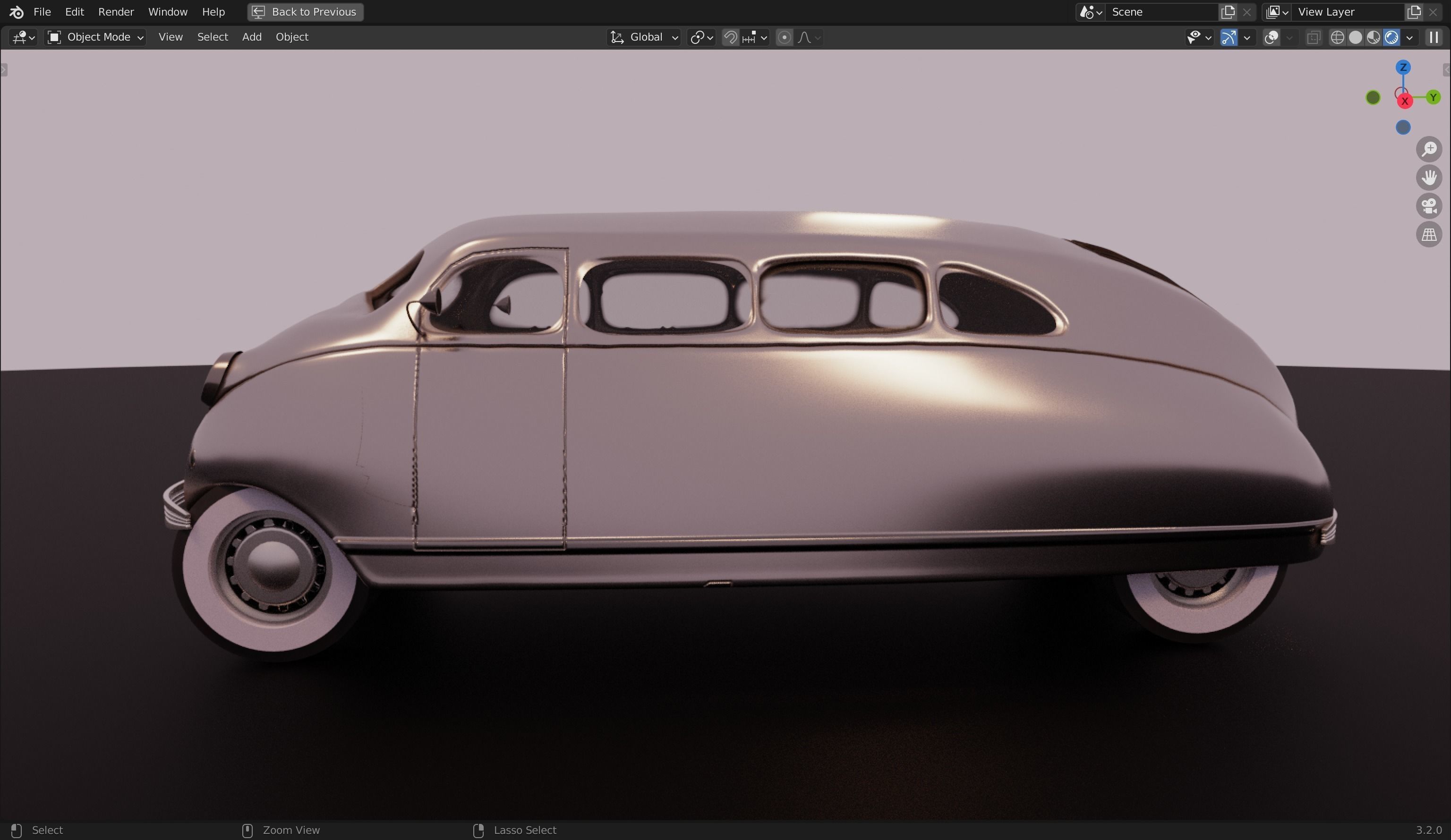 1936 Stout Scarab 3D Model 3D model_10