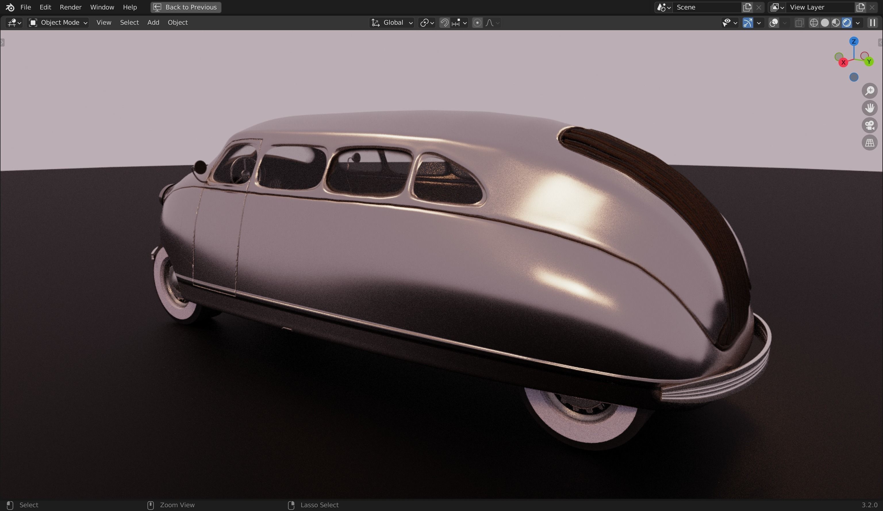 1936 Stout Scarab 3D Model 3D model_11