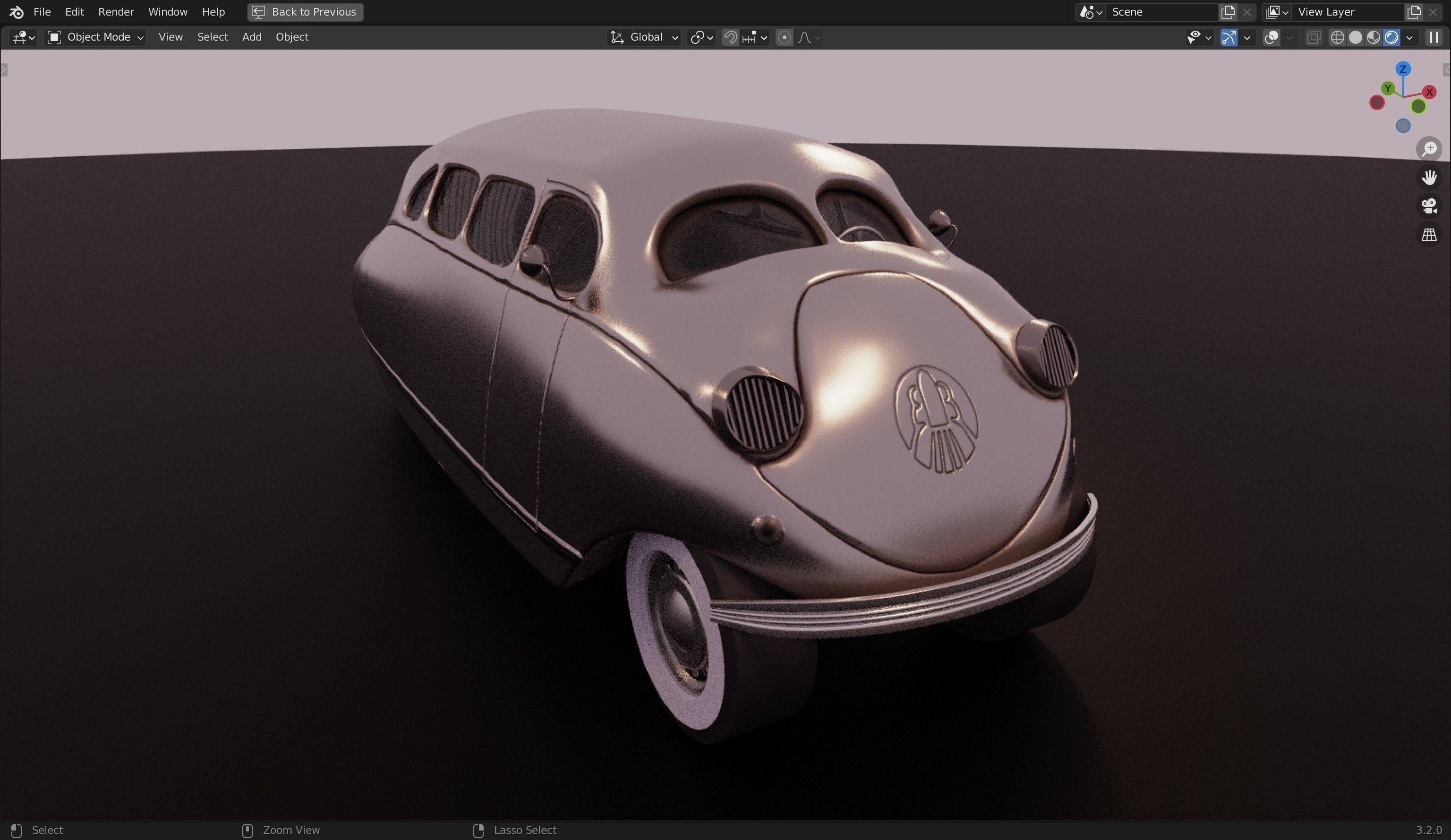1936 Stout Scarab 3D Model 3D model_17