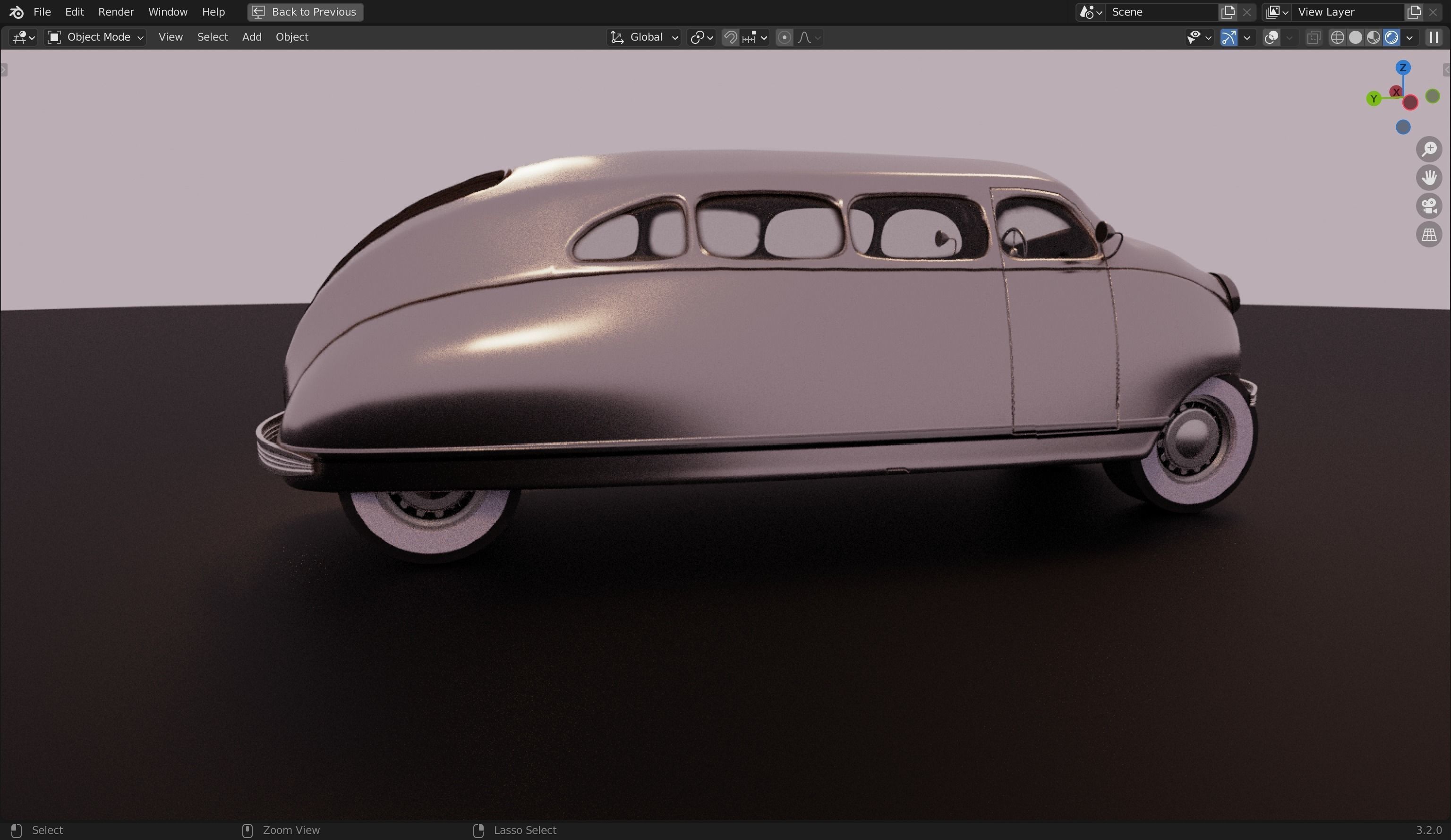 1936 Stout Scarab 3D Model 3D model_14