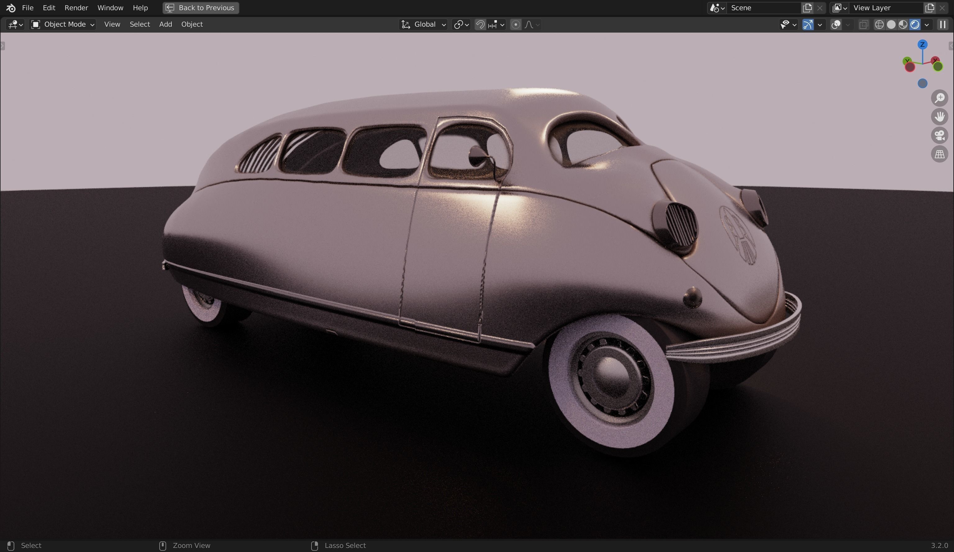 1936 Stout Scarab 3D Model 3D model_16