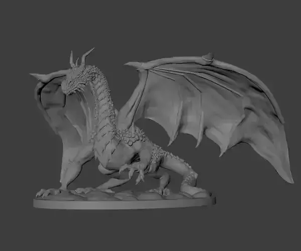 Dark Dragon 3D print model