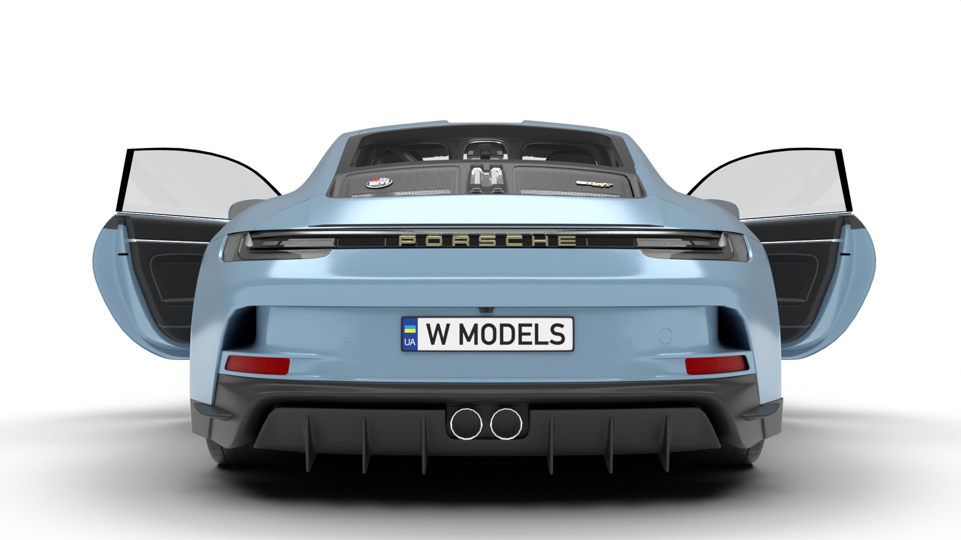 Porsche 911 S-T 2024 HQ 3D model_13