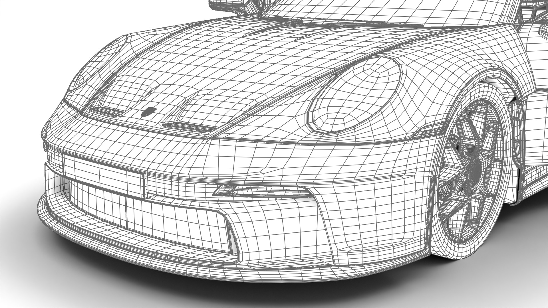 Porsche 911 S-T 2024 HQ 3D model_29