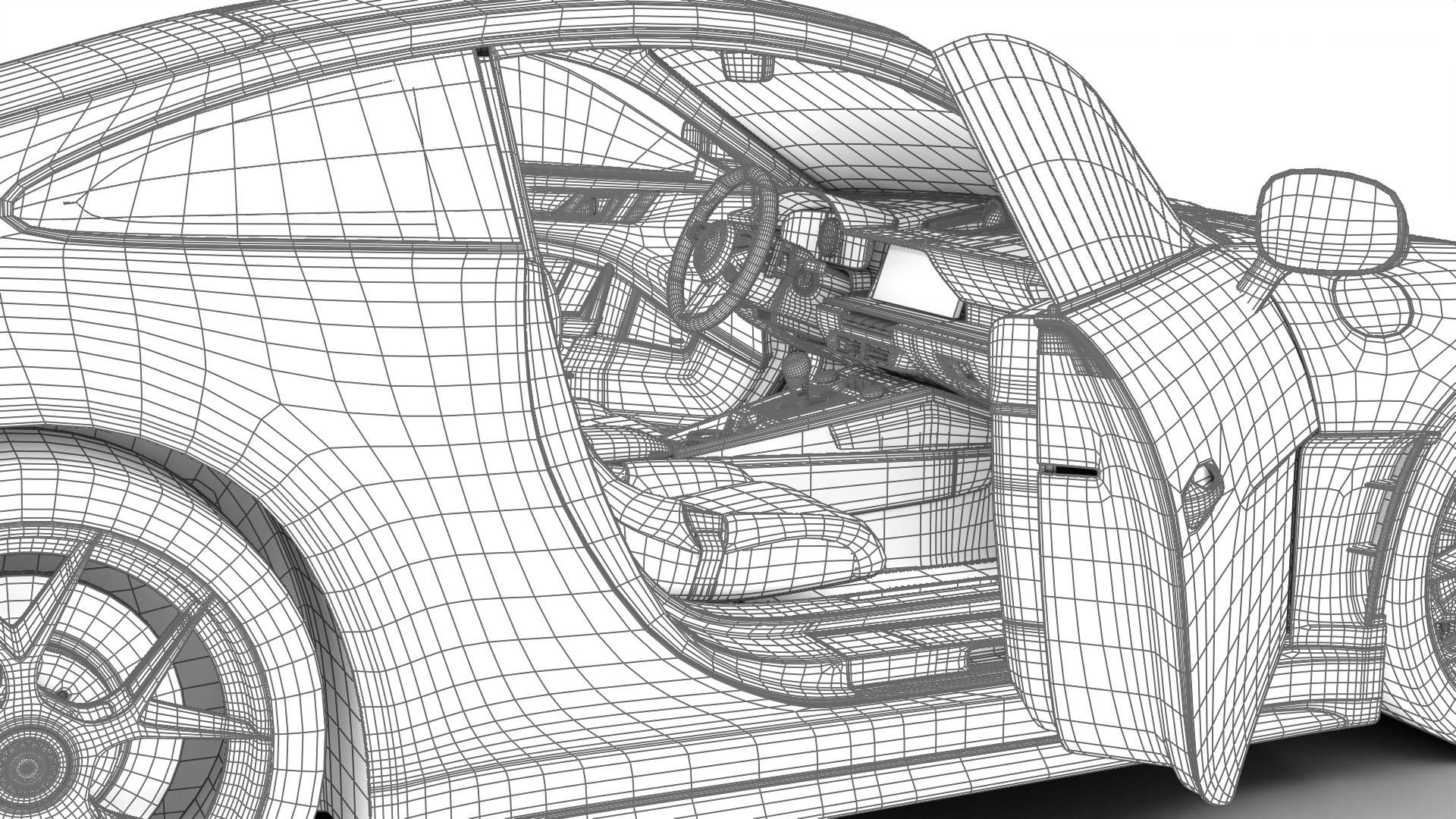 Porsche 911 S-T 2024 HQ 3D model_34