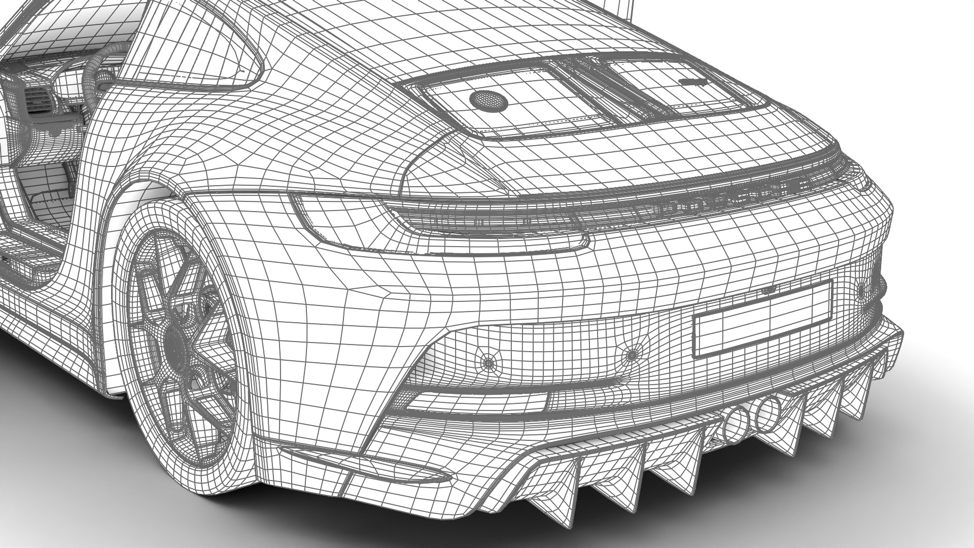 Porsche 911 S-T 2024 HQ 3D model_30