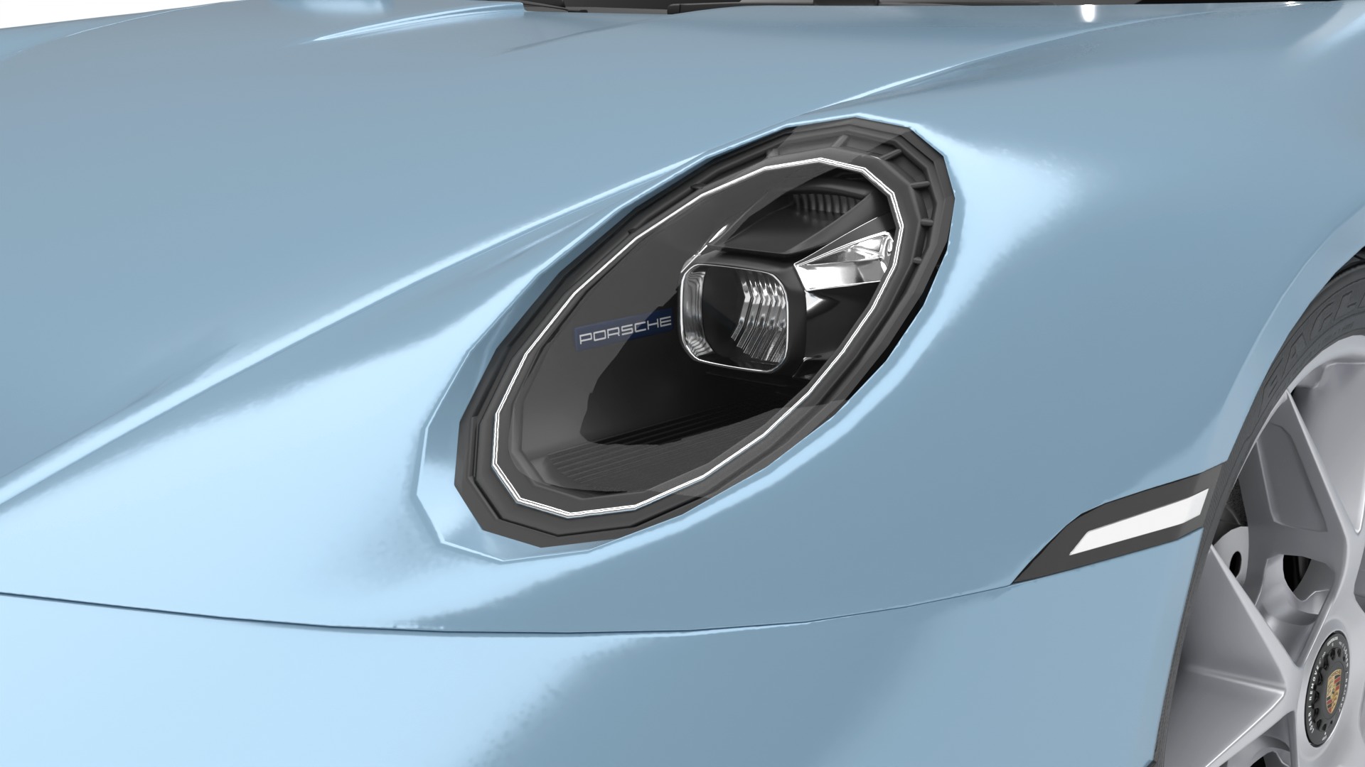 Porsche 911 S-T 2024 HQ 3D model_18