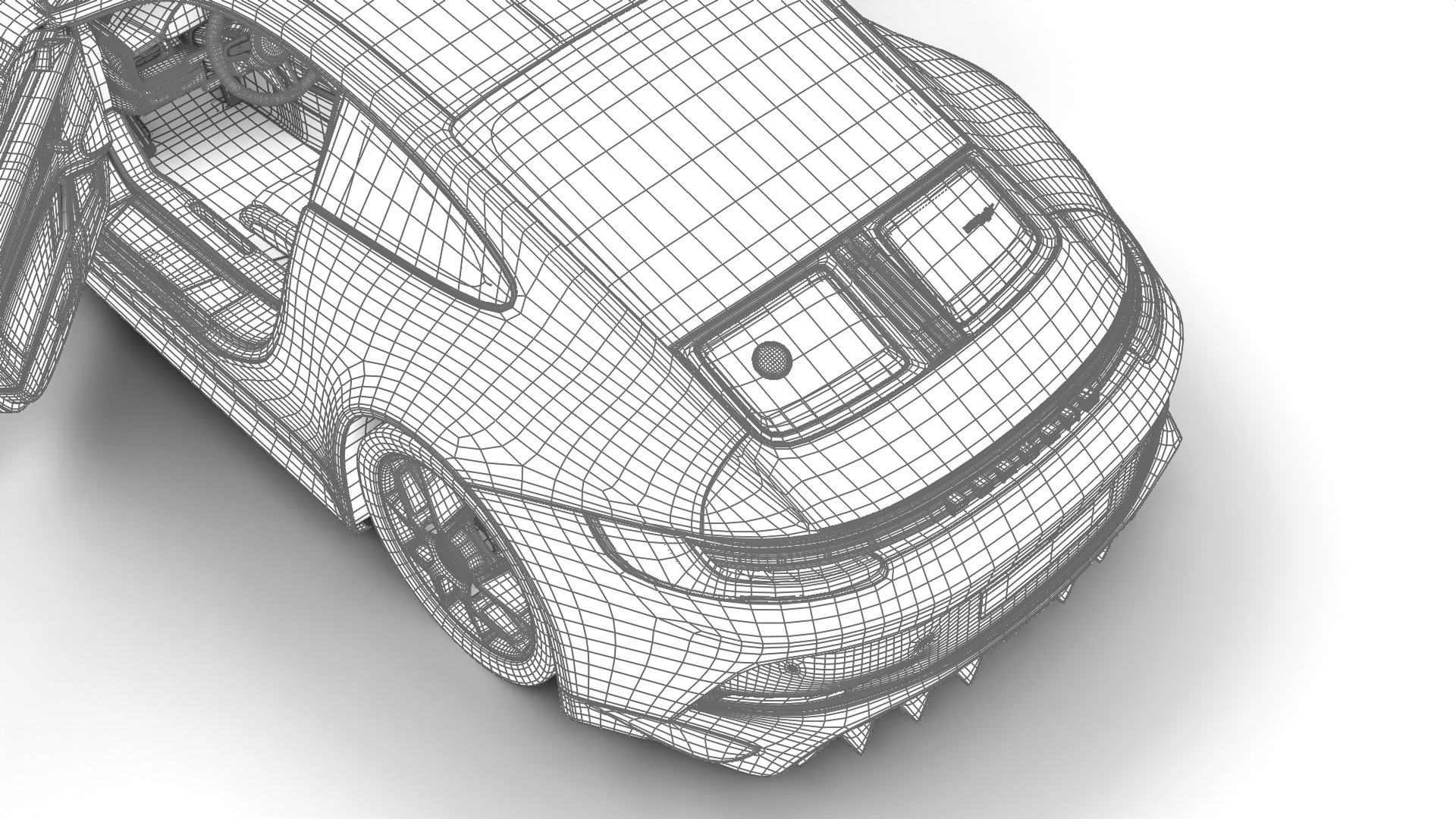 Porsche 911 S-T 2024 HQ 3D model_36