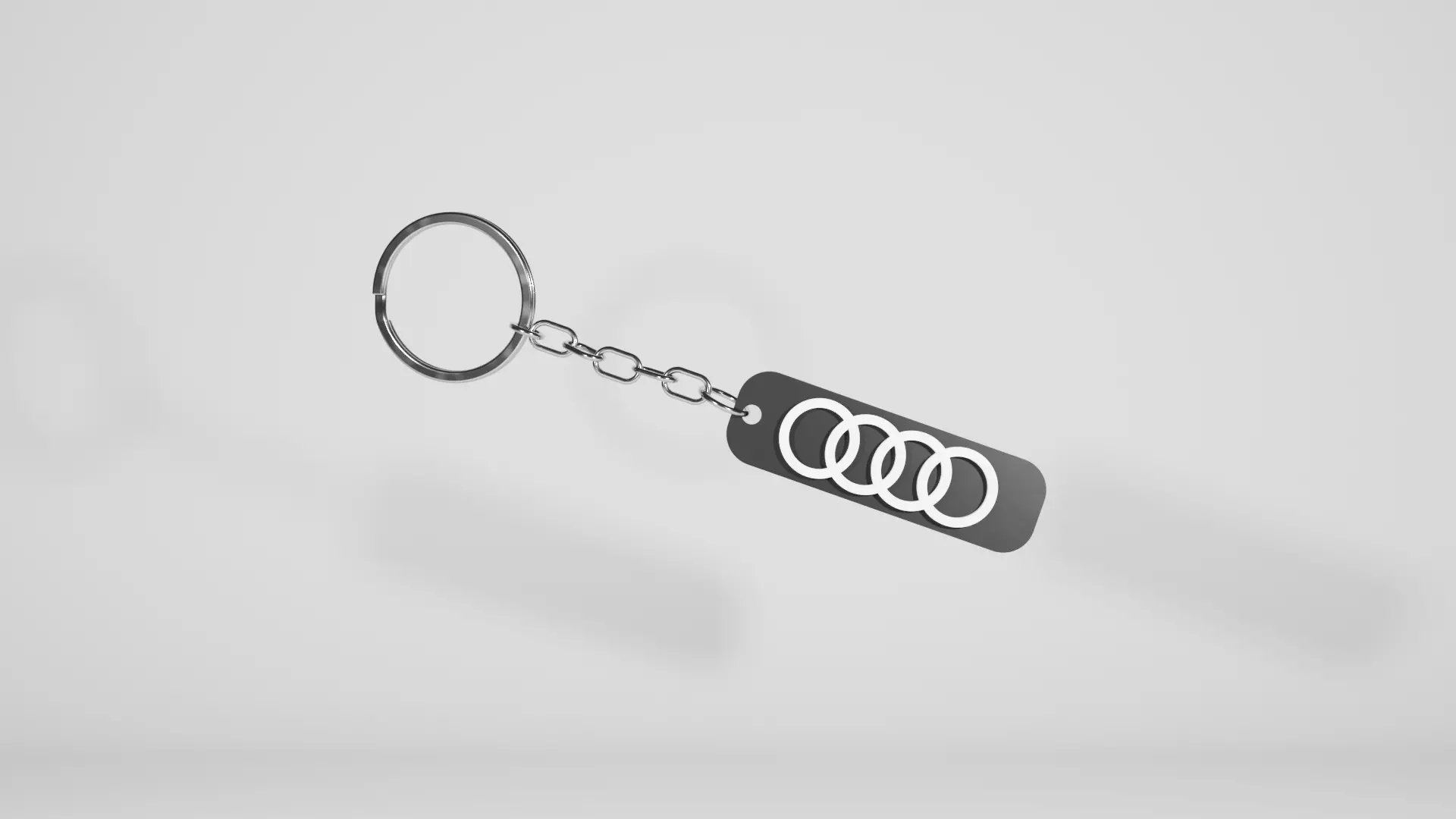 AUDI Keychain 3D print model_0