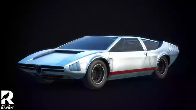 Alfa Romeo Iguana Authentic Car Game Ready