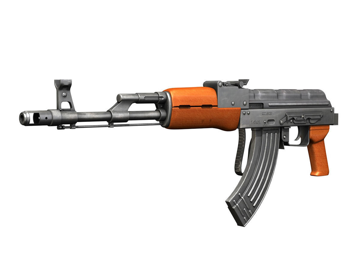 Kalashnikov AK-74 3D model_1