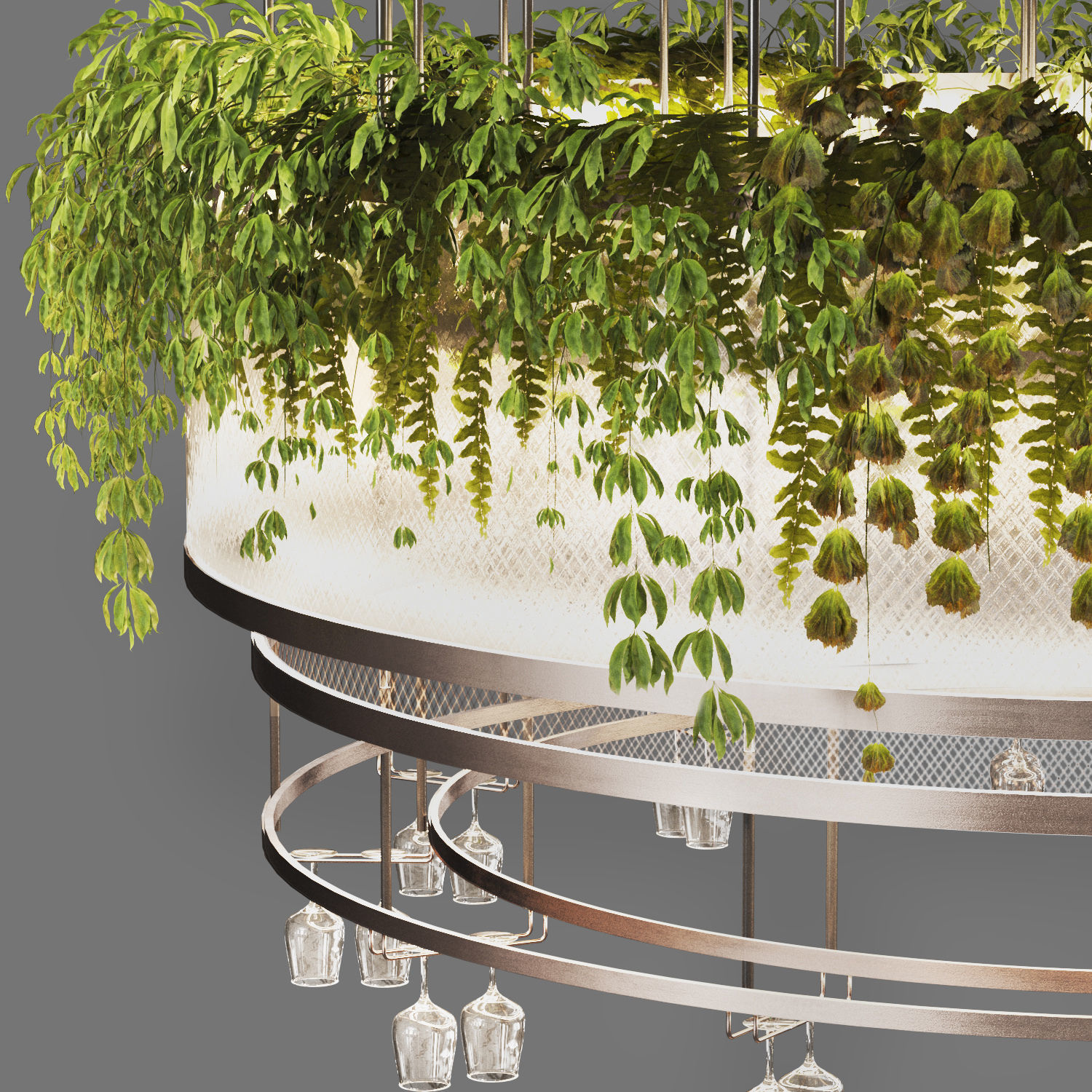 Cocktailbar03-ceiling lighting Low-poly 3D model_2