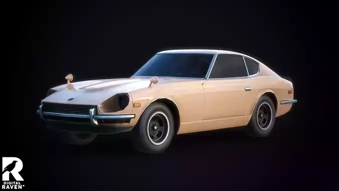 Datsun 260Z Authentic Car Game Ready