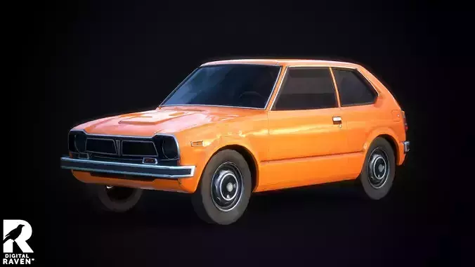 Honda Civic 73 Authentic Car Game Ready