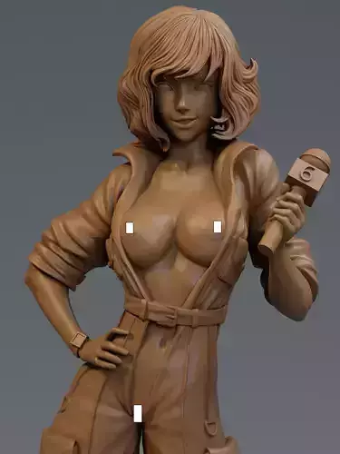 April o Neil NSFW 3D Print 3D print model